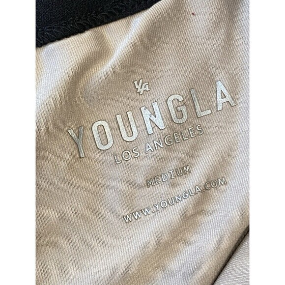 YoungLA Shorts Mens MEDIUM GRAY Lined Athletic Running Gym Training Workout * - Picture 3 of 6